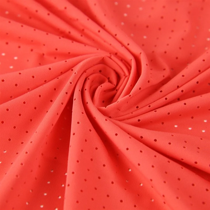 Mesh Spandex Weft Knitting Fabric